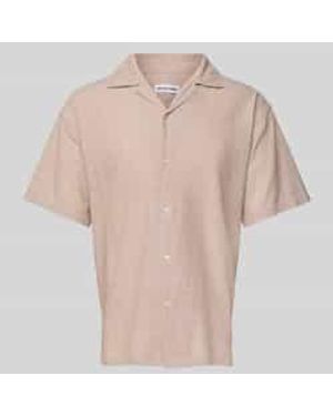 Jack & Jones Regular Fit Vrijetijdsoverhemd Met Resortkraag, Model 'Breeze' - Naturel