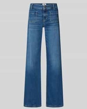 Cambio Wide & Loose Fit Jeans - Blauw