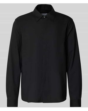 Tiger Of Sweden Overshirt Mit Knopfverschluss Modell 'Alberio' - Schwarz
