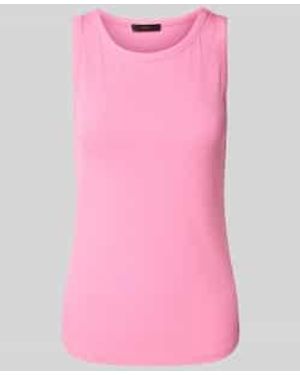 Ouí Tanktop Met Fijnrib - Roze