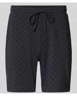 Joop! Sweatshorts Met Elastische Tailleband En Trekkoord - Grijs