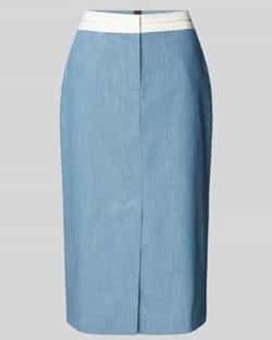 Stefanel Midi-Rok - Blauw