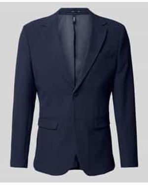 SELECTED Slim Fit Colbert Met Reverskraag - Blauw