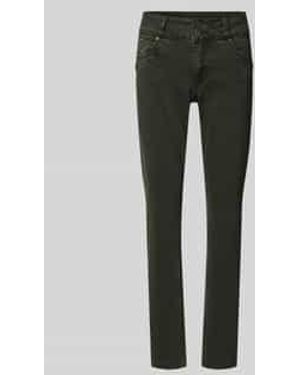 Buena Vista Korte Broek Met Steekzakken, Model 'Tummyless Z Cropped' - Groen