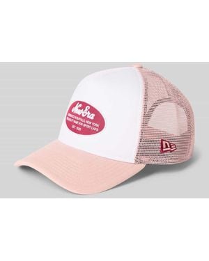 KTZ Trucker Cap mit Label-Patch - Pink
