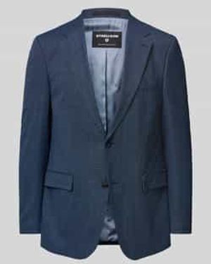 Strellson Colbert Met Paspelzak Op De Borst - Blauw