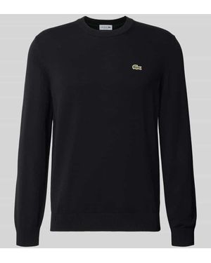 Lacoste Regular Fit Pullover aus Baumwoll-Mix - Blau