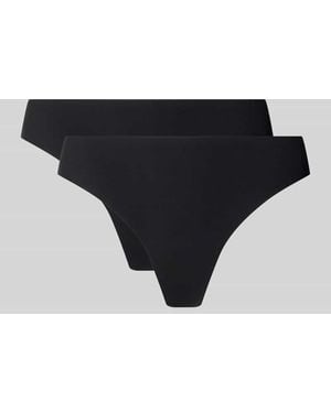 PUMA Slip im 2er pack mit Logo und elastischem Bund - Schwarz