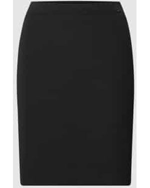 Marc Cain Minirok Met Labeldetail - Zwart