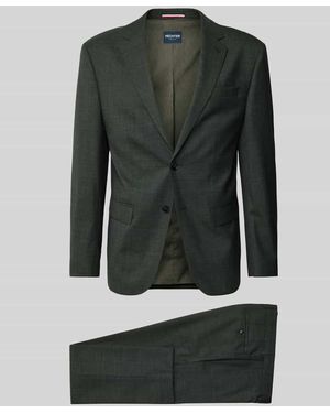 Hechter Paris Slim Fit Anzug aus Schurwoll-Mix - Grün