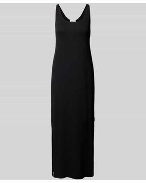 ARMEDANGELS Slim Fit Midikleid aus Jersey Modell 'MAELIAA SOLID' - Schwarz
