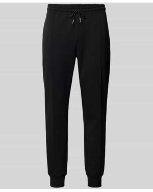 Antony Morato Slim Fit Sweatpants mit Tunnelzug Modell 'Carrot' - Schwarz