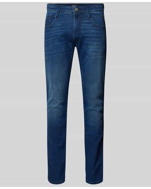 Replay Slim Fit Jeans Im 5-Pocket-Design Modell 'Anbass' - Blau