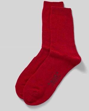 FALKE Socken Mit Hochwertigem Woll-Kaschmir-Mix Modell 'Cosy Wool' - Rot