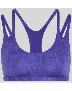 adidas Sport-BH mit Animal-Print - Lila