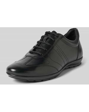 Geox Derby mit Label-Detail Modell 'Symbol' - Schwarz