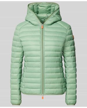 Save The Duck Steppjacke mit Zweiwege-Reißverschluss Modell 'DAISY' - Grün