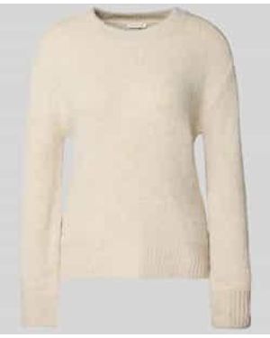 Tom Tailor Regular Fit Gebreide Pullover Met Wol - Naturel
