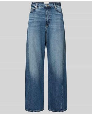 Samsøe & Samsøe Jeans im Used-Look Modell 'TIMOTHY TWIST' - Blau