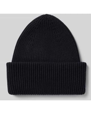 Profuomo Beanie mit breiter Krempe - Blau