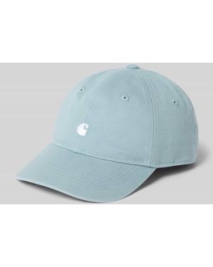 Carhartt Basecap mit Label-Stitching Modell 'Madison' - Blau