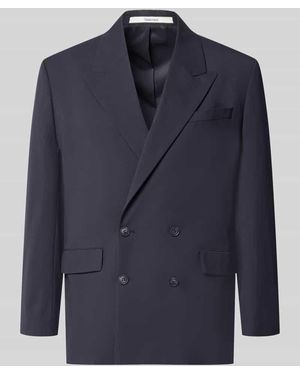 SELECTED Relaxed Fit Sakko mit Viskose-Anteil Modell 'RELAXED-LIAM' - Blau