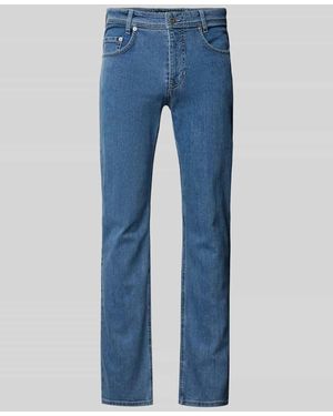 M·a·c Regular Fit Jeans Im 5-Pocket-Design Modell 'Arne' - Blau