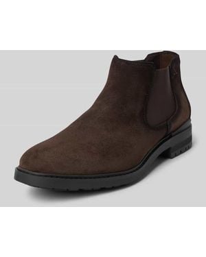 Lloyd Chelsea Boots mit profilierter Sohle Modell 'VIBE' - Braun