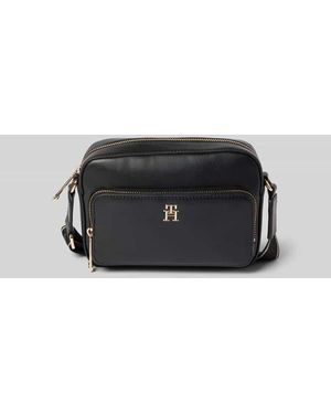 Tommy Hilfiger Umhängetasche mit Logo-Applikation Modell 'JOY' - Schwarz