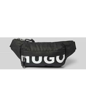 HUGO Bauchtasche Mit Label-Print Modell 'Shaun' - Grau