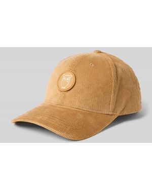 Knowledge Cotton Cap in Cord-Optik Modell 'Corduroy' - Natur