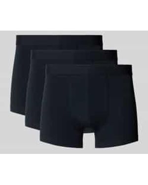 Bread & Boxers Boxershort Met Elastische Band - Blauw