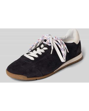 Högl Sneaker aus Leder mit Schnürung - Mehrfarbig