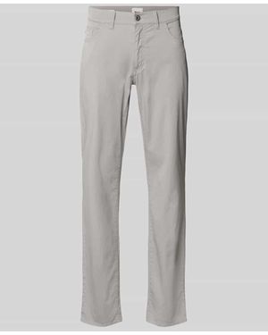 Brax Regular Fit Chino im 5-Pocket-Design Modell 'ULTRALIGHT' - Grau