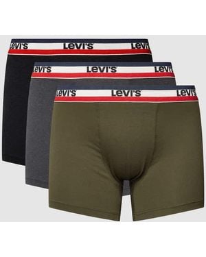 Levi's Trunks Mit Stretch-Anteil Im 3Er-Pack - Grün