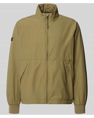 Superdry Jacke mit Stehkragen Modell 'Flyweight' - Grün