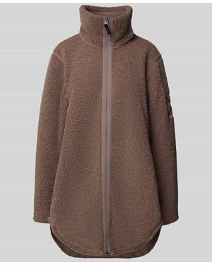 Didriksons Loose Fit Jacke aus Teddyfell Modell 'Umi' - Braun