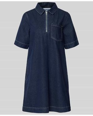 JJXX Jeanskleid mit Reißverschluss Modell 'AMARA KLARA' - Blau