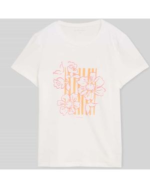 Tom Tailor Regular Fit T-Shirt aus reiner Baumwolle - Weiß