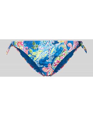 Ralph Lauren Bikinihose mit Allover-Muster - Blau