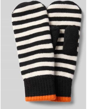 Mads Nørgaard Handschuhe aus Wolle im Allover-Look - Schwarz