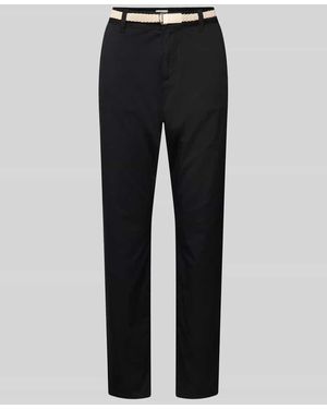 S.oliver Regular Fit Chino aus Baumwoll-Mix - Schwarz