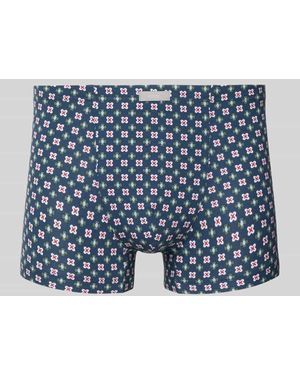 Mey Trunks mit Label-Detail Modell 'Shorty' - Blau