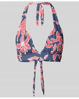 Barts Bikini-Oberteil mit Neckholder Modell 'Camolo' - Blau