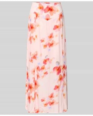 Mbym Maxirock aus Viskose Modell 'Zephyra' - Pink