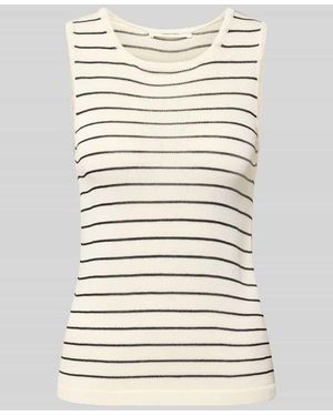 SELECTED Regular Fit T-Shirt aus Viskose-Mix - Natur