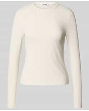 EDITED Shirt Met Lange Mouwen - Naturel