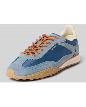 HOFF Sneaker aus Leder-Mix Modell 'Bridge' - Blau