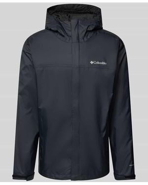 Columbia Softshell-Jacke mit Label-Print Modell 'Watertight' - Blau