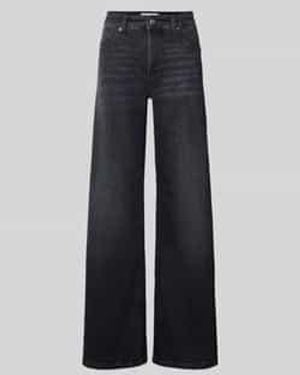 Cambio Wide & Loose Fit Jeans - Blauw